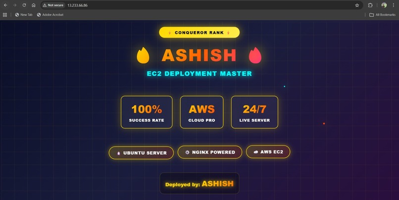 static ebsite – screenshot 3