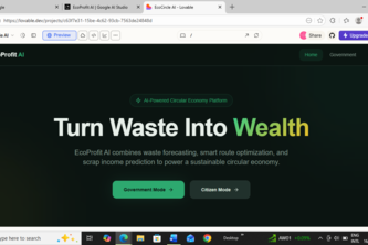 EcoProfit AI – Circular Economy Intelligence
