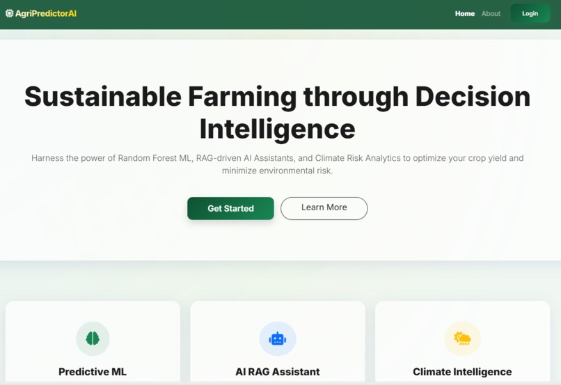 AgriPredictor AI – screenshot 1