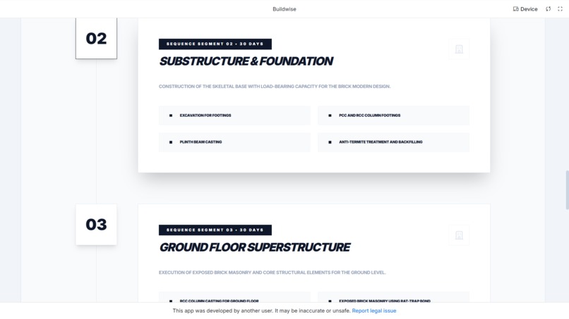 Buildwise – screenshot 6