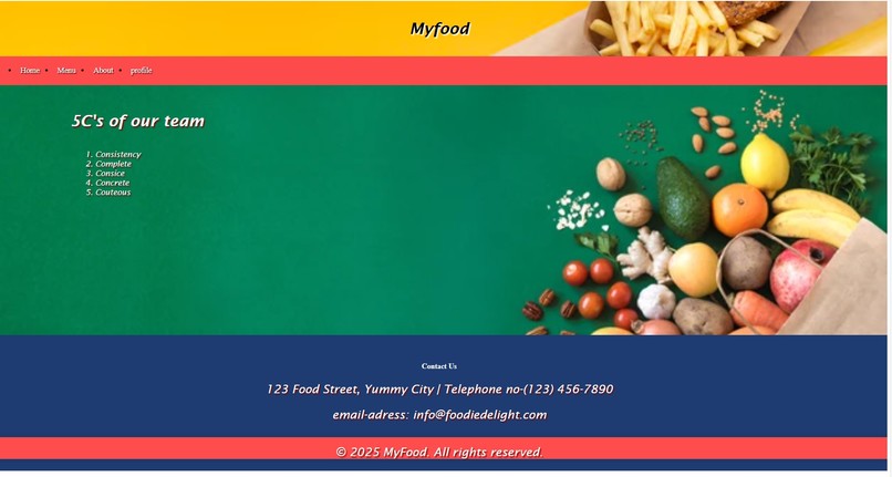 Myfood – screenshot 1