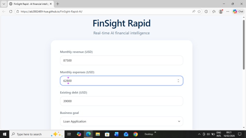 FinSight Rapid – screenshot 1