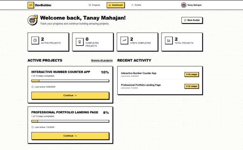 DevBuilder – screenshot 5