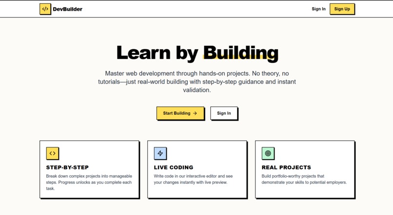 DevBuilder – screenshot 1