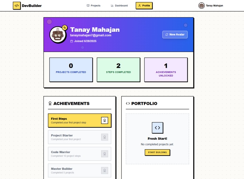 DevBuilder – screenshot 6