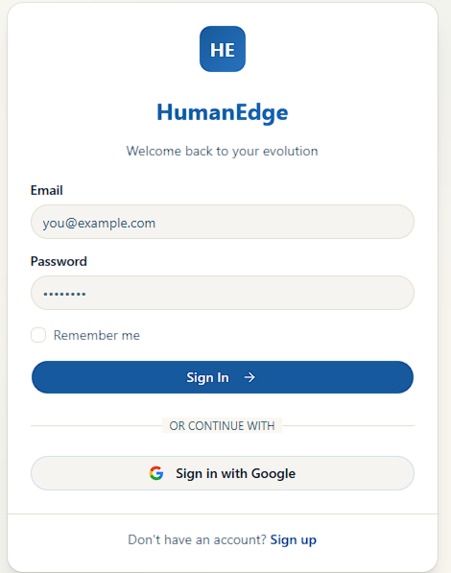 HumanEdge – screenshot 1