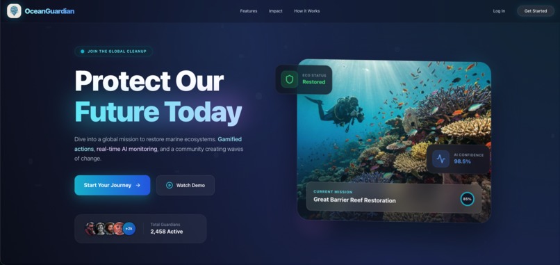 Ocean Guardian - Marine Conservation Platform – screenshot 5