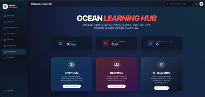 Ocean Guardian - Marine Conservation Platform – screenshot 7