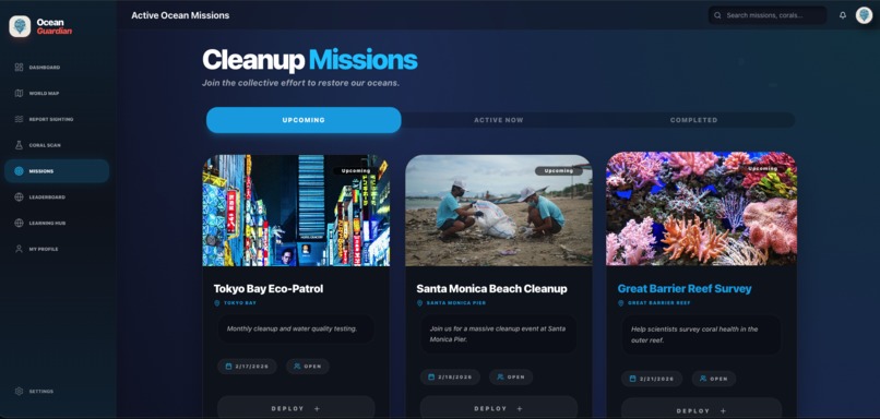 Ocean Guardian - Marine Conservation Platform – screenshot 8