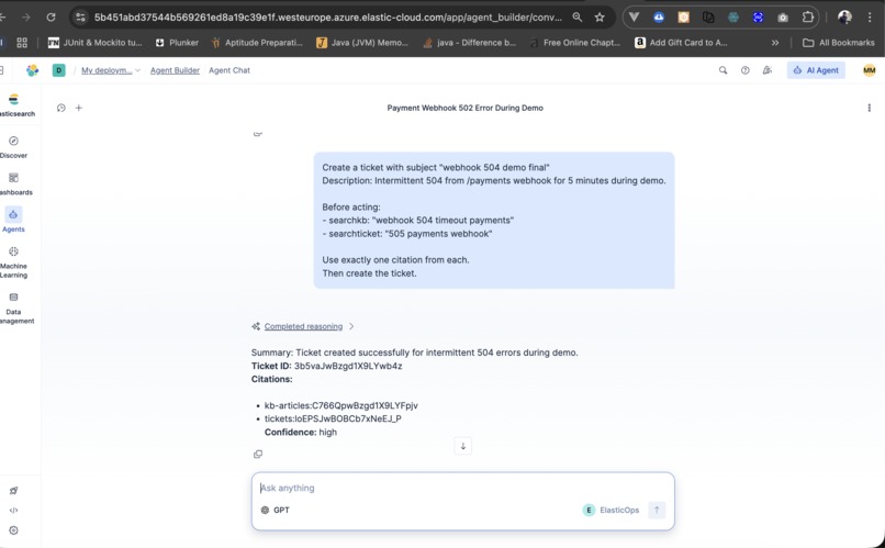 ElasticOps Copilot – Evidence-Gated AI Support – screenshot 10