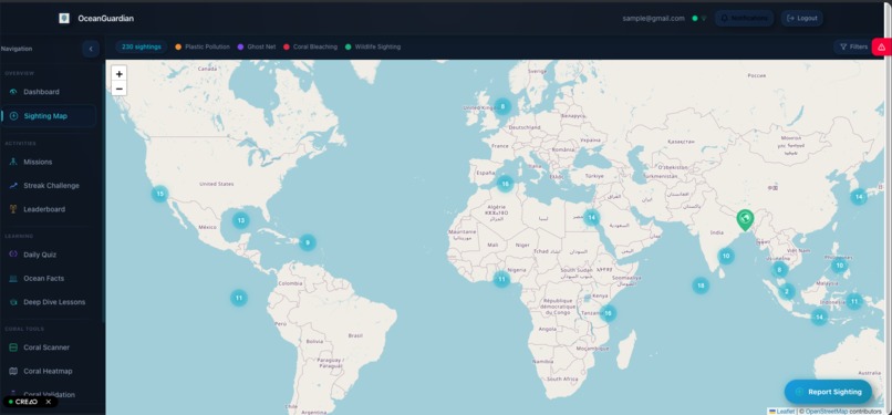 Ocean Guardian - Marine Conservation Platform – screenshot 13