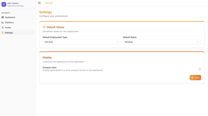 JobTracker – screenshot 4
