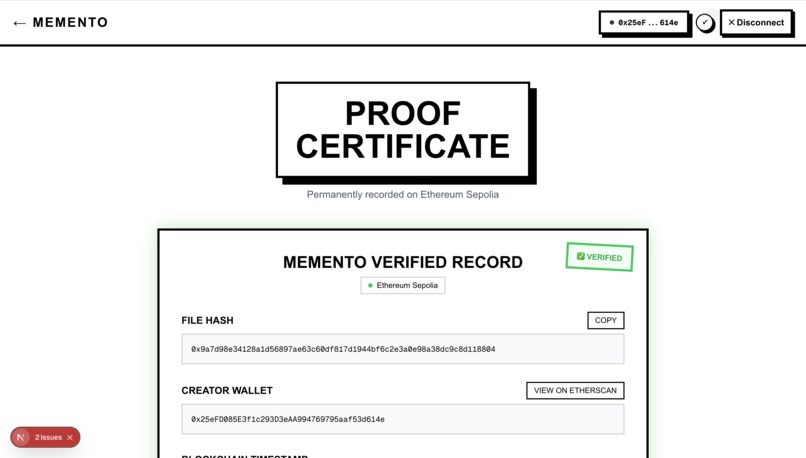 Memento – screenshot 1
