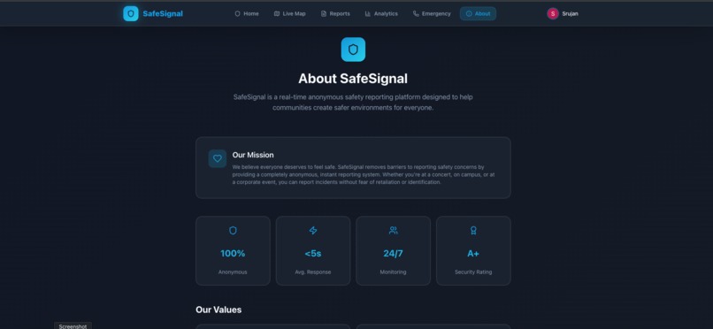 Safe Signal – screenshot 1