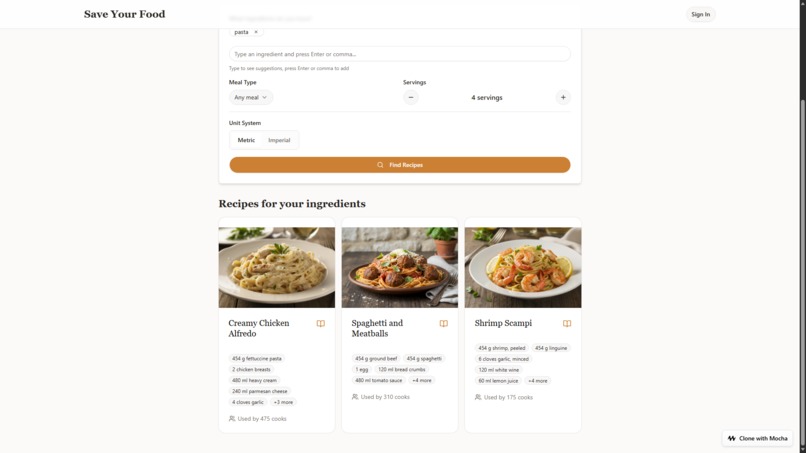 SaveYourFood – screenshot 2
