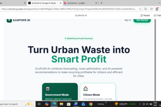 EcoProfit AI – Circular Economy Intelligence