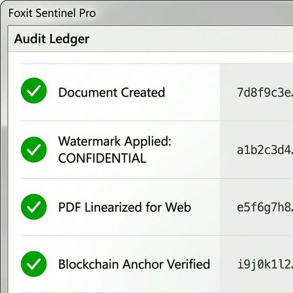 Foxit Sentinel Pro – screenshot 5