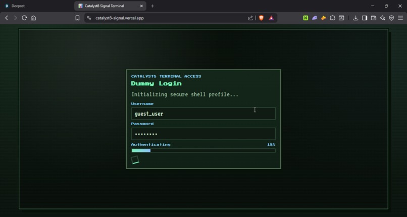 Catalyst8 Signal – screenshot 1