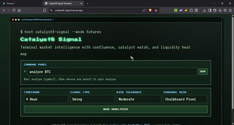 Catalyst8 Signal – screenshot 2