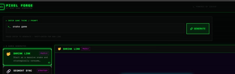 Pixel forge – screenshot 1