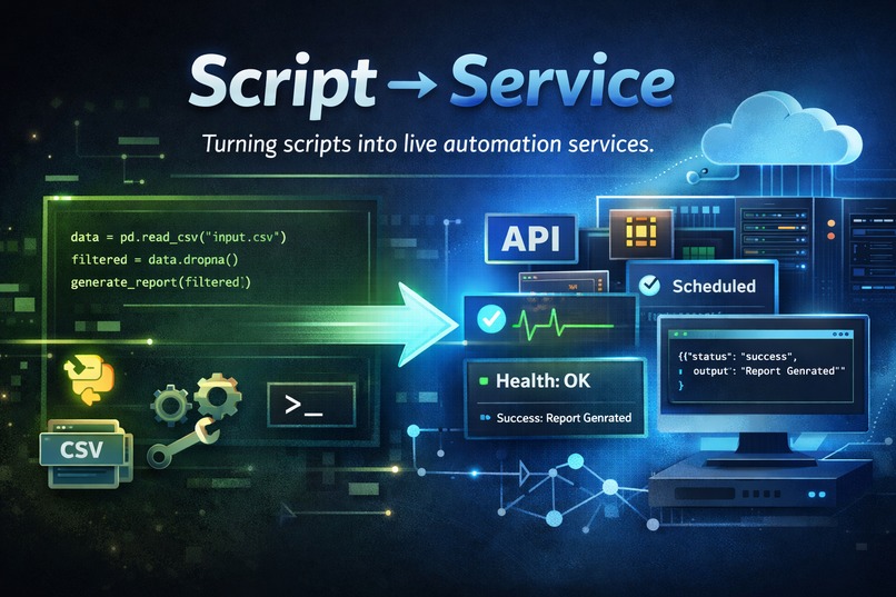 Script → Service: Turning Scripts into Scalable Services – screenshot 1