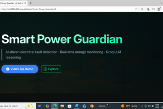 Smart Power Guardian – AI Fault Detection System