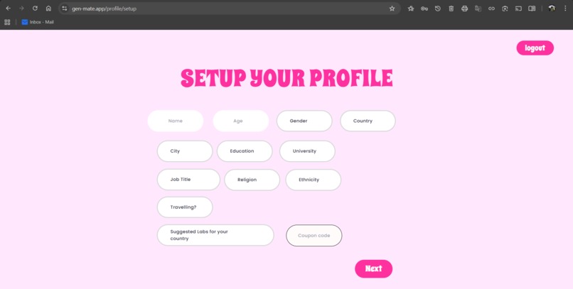 Genmate – screenshot 2
