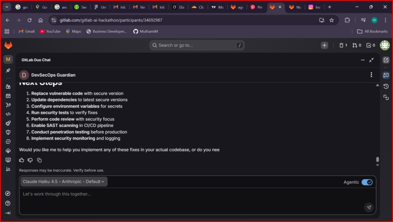 DevSecOps Guardian – screenshot 1