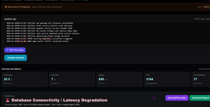 AutoOps — Self-Healing AI Control Plane – screenshot 7