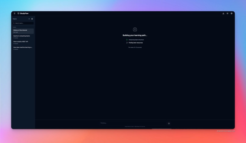 StudyFlow – screenshot 2