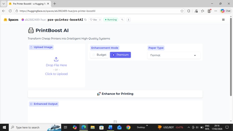BudgetPrint Pro AI – screenshot 1