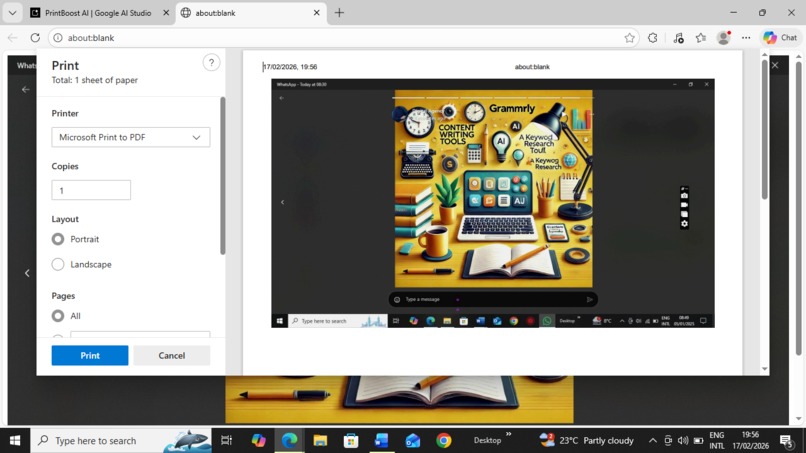 Pre-Printer BoostAI – screenshot 3