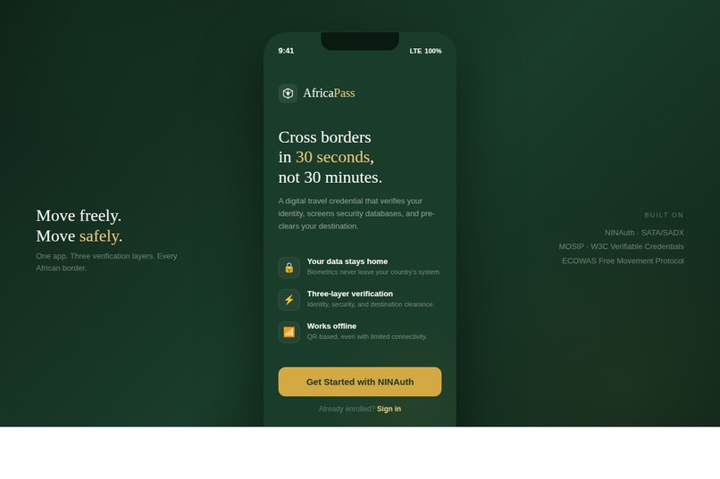 AfricaPass – screenshot 1