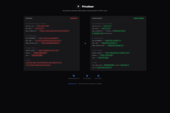 Privatiser - The AI Privacy Filter
