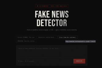Fake news detector