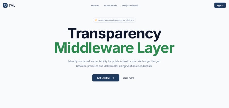 TML – screenshot 1