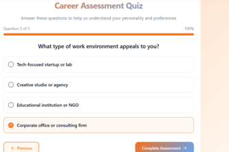 Personal career advisor iii