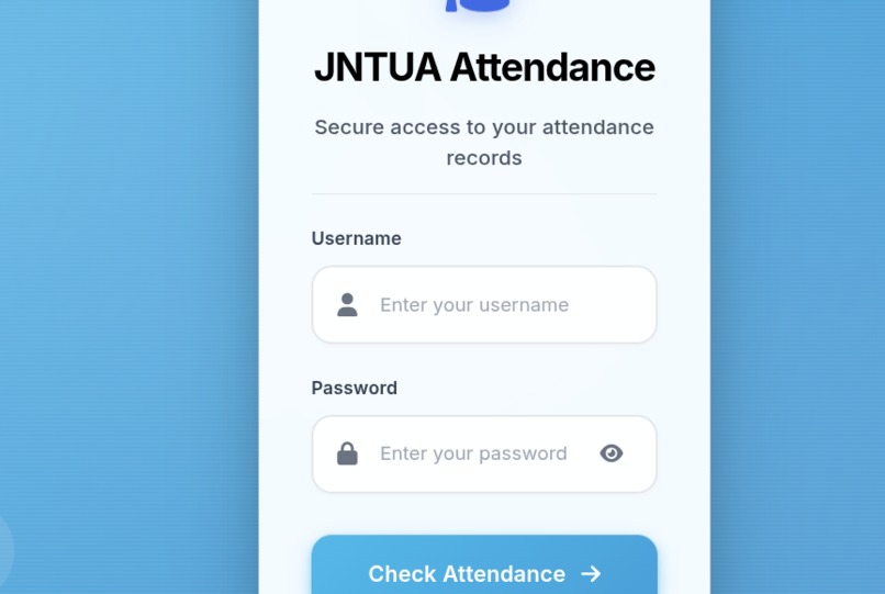 ATTENDANCE-CHECKER – screenshot 1