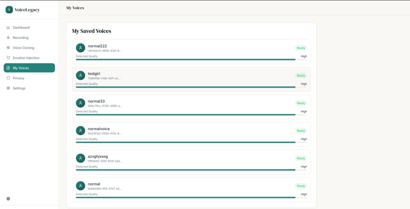 voicelegacy – screenshot 7