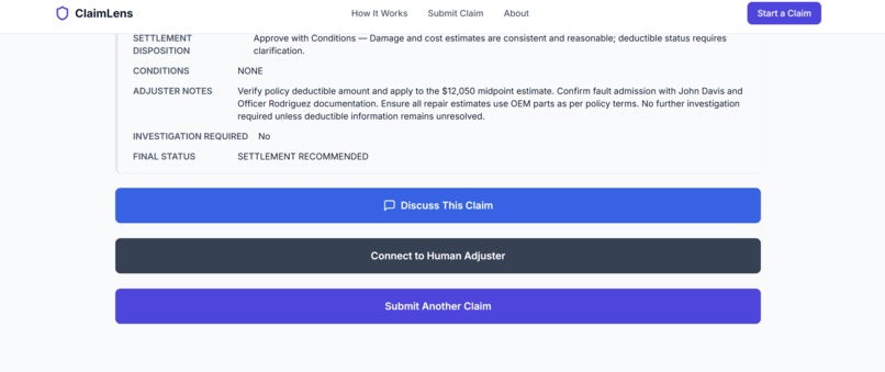 ClaimLens – screenshot 1