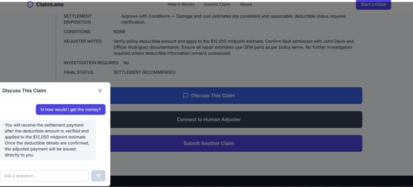 ClaimLens – screenshot 2
