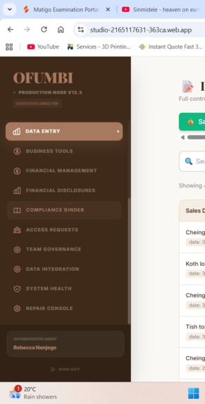 Ofumbi Business System – screenshot 1