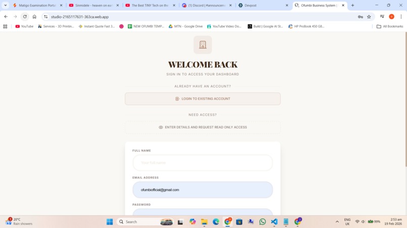 Ofumbi Business System – screenshot 2