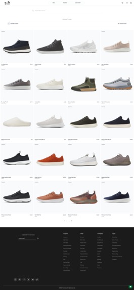 footwear commerce – screenshot 3