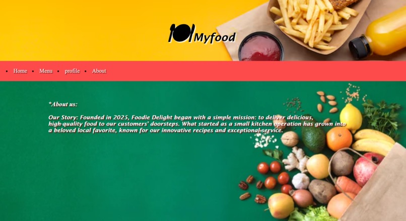 Myfood – screenshot 1