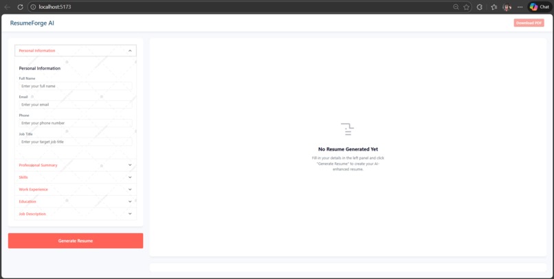 Resume Generator – screenshot 1