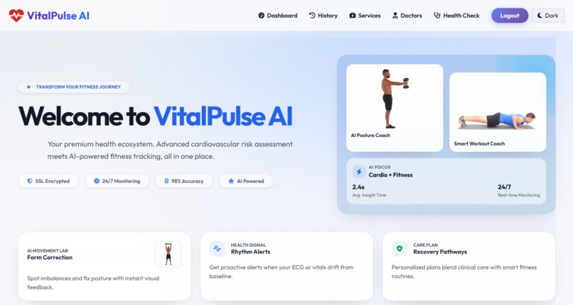 VitalPulse AI — Cardiovascular Intellige – screenshot 1