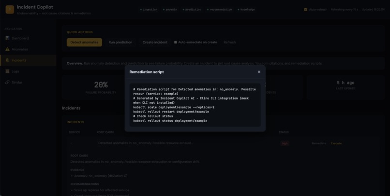 Incident Copilot – screenshot 2