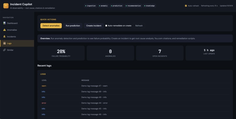 Incident Copilot – screenshot 5