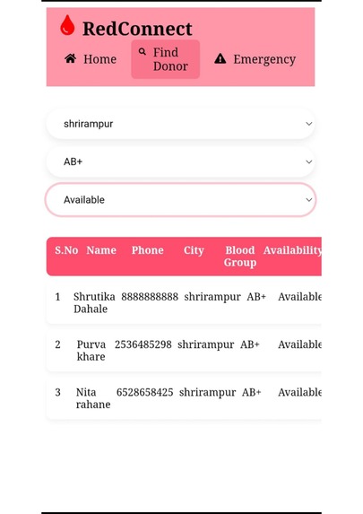 RedConnect – screenshot 2